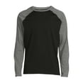 thumbnail image 5 of George Men's Crew Neck Long Sleeve Raglan Tee, 5 of 6