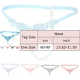 thumbnail image 2 of Women Thongs Purple Thong Pearl Thong Funny Thongs for Women One Size, 2 of 2