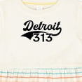 thumbnail image 4 of Inktastic Detroit 313 Girls Baby Dress, 4 of 5