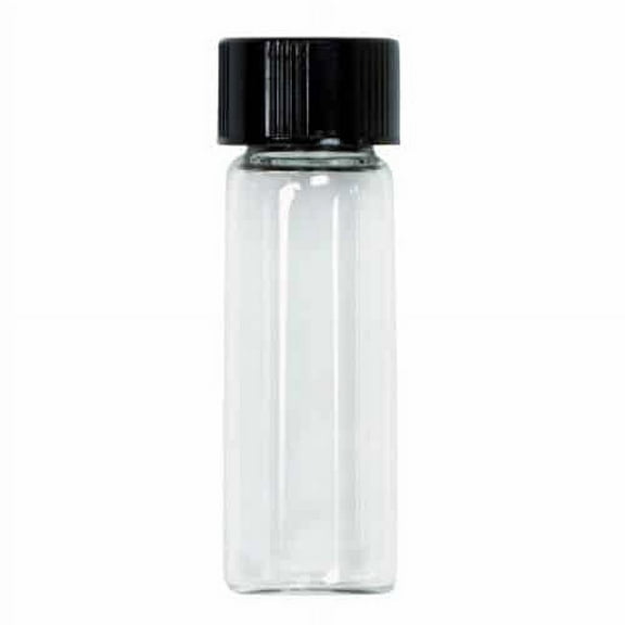 Small Glass 3/4 oz. Storage Vial with Lid for Gold Prospecting