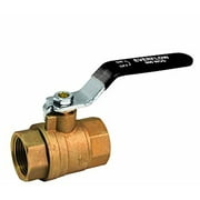 Midline Valve 605T034-NL Lead Free Premium Full Port Forged Brass Ball Valve with Female Threaded IPS Connections, 3/4"