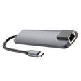 thumbnail image 3 of Minkissy USB Type-C Hub Adapter Multiport Docking Station for Laptop Computer Durable and Compact, 3 of 8