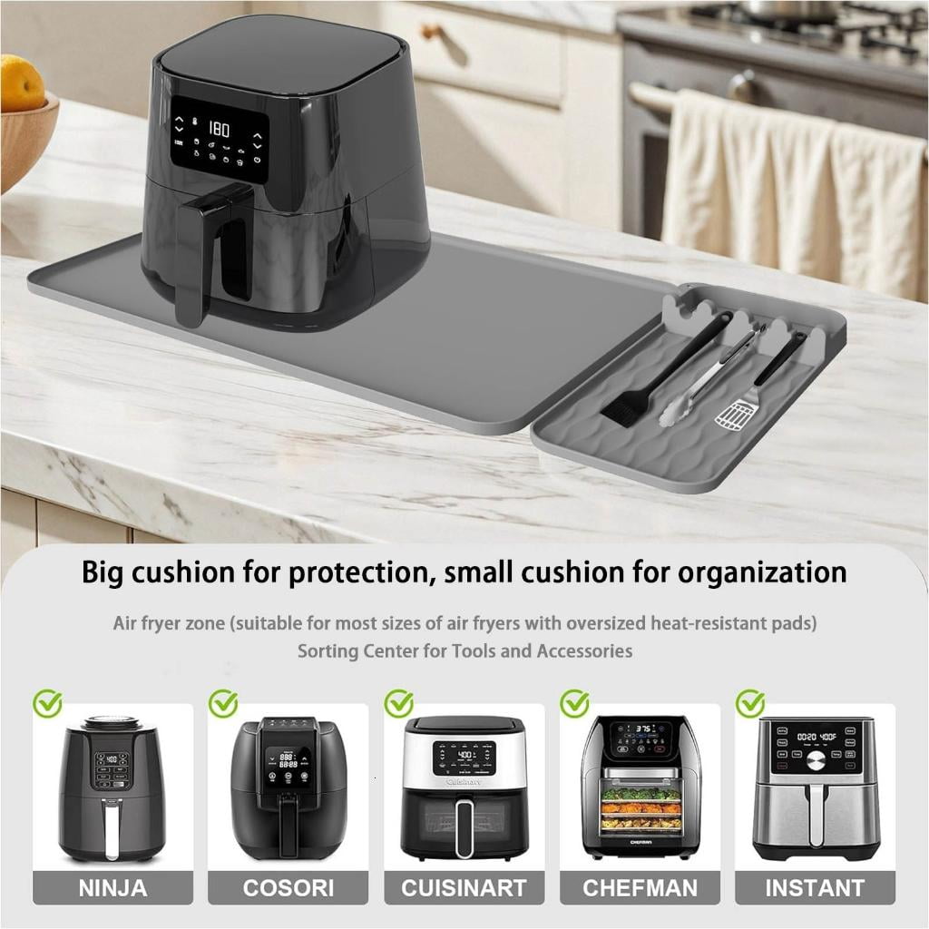 Giaone Heat Resistant Silicone Mat For Air Fryers Oven Use Kitchen Accessories Pad
