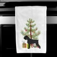 thumbnail image 3 of Giant Schnauzer Merry Christmas Tree White Kitchen Towel Set of 2 Dish Towels, 3 of 3