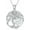 April, variant on AOBOCO Tree of Life Birthstone Necklace for Women 925 Sterling Silver Heart Birthstone Family Tree Pendant Necklace Birthday Christmas Jewelry Gifts for Wife Her