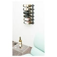 W Series Wine Rack 2 Double Depth, Metal Wall Mounted Wine Rack