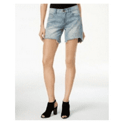 Lucky Brand Roll Up Star -Pattern Distressed Denim Shorts, Sz 27