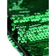 thumbnail image 5 of DARING DIVA Women's Sequin Sparkle Glitter Crop Cami Top S Green, 5 of 6