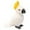 White, variant on Super Soft Plush Stuffed Animal Toy, 9.8In Cuddly Plushie Realistic Stuffed Animal Toy Home Decor, Companion Gift for Kids Adults Boys Girls Decorative Ornaments