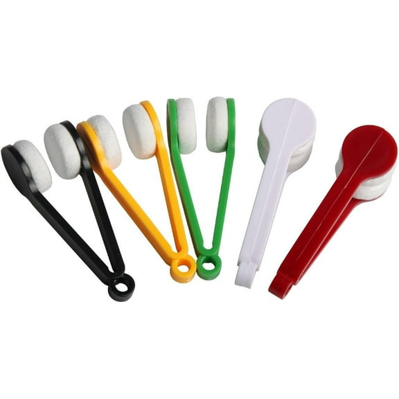 Mini Sun Glasses Eyeglass Microfiber Spectacles Cleaner Soft Brush Cleaning Tool YJQJS-01 (5pcs)