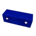 thumbnail image 3 of atorakushon Blue Velvet Folding jewellery Vanity Box Make-Up pouch Multipurpose 16 pair Earrings With Free Ring Box Organizer, 3 of 3