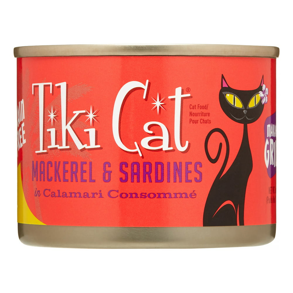 Tiki Makaha Luau Sardine & Calamari All Stages Canned Cat Food, 6 Oz