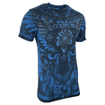 thumbnail image 6 of Xtreme Couture By Affliction Men's T-Shirt WROUGHT IRON Blue, 6 of 9