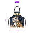 thumbnail image 5 of Happy New Year Mastiff Welcome 2025 Balloon Firework Party Apron Mastiffs Dog Lover Gifts Idea for Cooking Grilling Baking Painting Gardening - 01014, 5 of 5