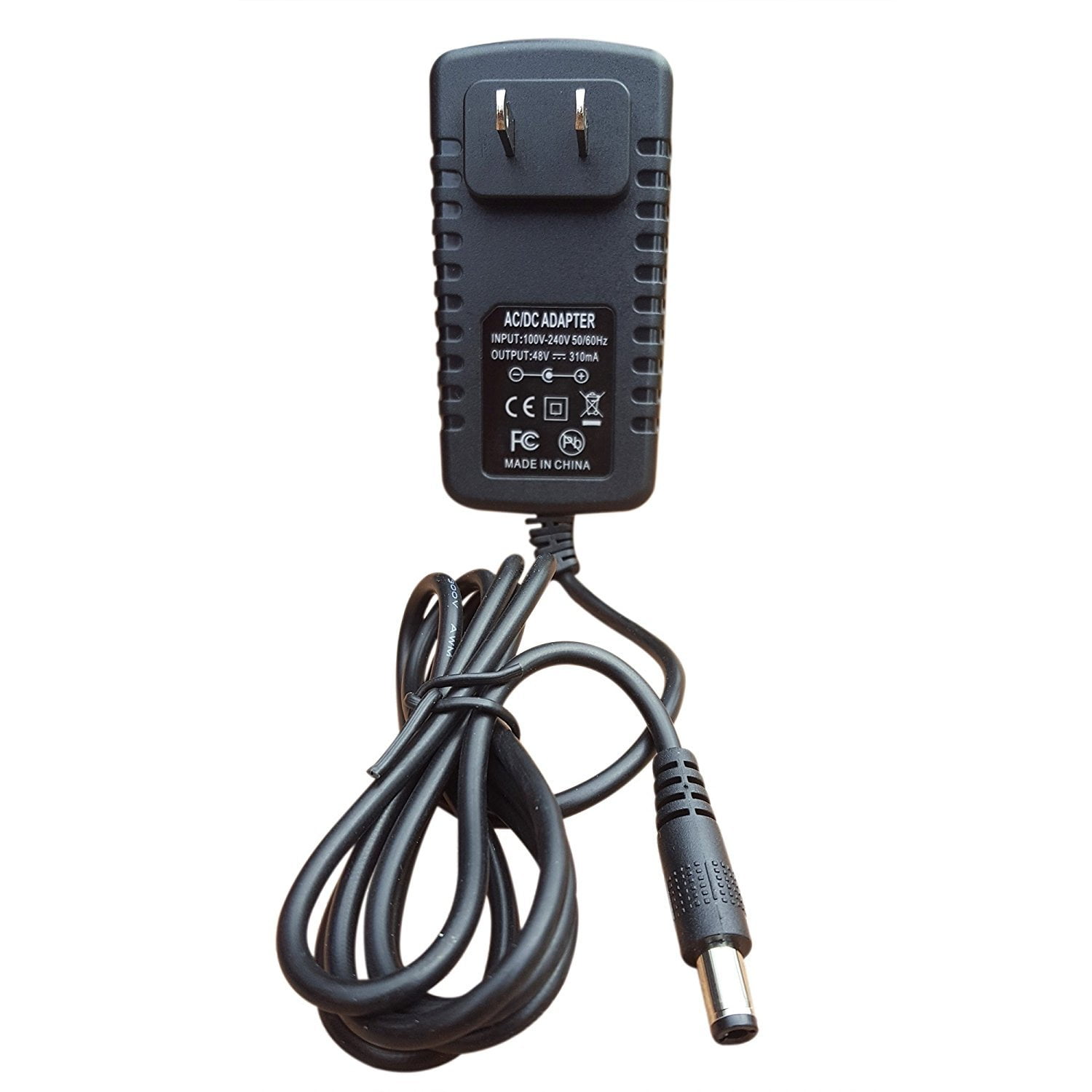 NEW 48V Power Supply for Polycom VVX Series IP Phone includes power cord
