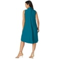 thumbnail image 2 of Jessica London Women's Plus Size Georgette Mock Neck Dress, 2 of 3