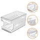 thumbnail image 1 of SHOWERORO Caja Transparente Apilable Para Almacenamiento En Refrigerador Con Doble Capa Y Deslizante, 1 of 8