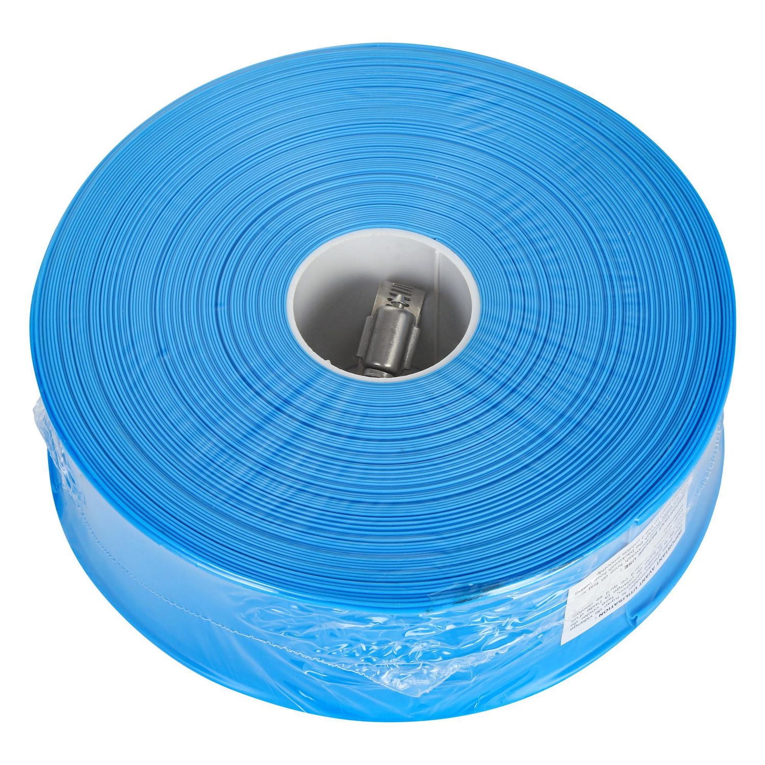 Tuyau de lavage à contre-courant de 100 pi avec collier de serrage en acier inoxydable Mainstays Pour les filtres de piscine, rangez-les correctement