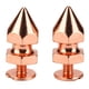 thumbnail image 3 of 100 juegos de puntas cónicas 100 juegos de puntas cónicas Spik Stud Spike Stud Rose Gold High Durness Screw Back Studs Spikes Kit para ropa de bricolaje Bolsas Zapatos remache ANGGREK Otros, 3 of 8