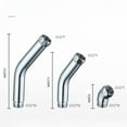 thumbnail image 3 of Shower Head Elbow Adapter G1/2 Connections Shower Arm Extension Angle 135 °   Elbow Hand Shower Top Spray Elbow Connector, 3 of 9