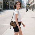 thumbnail image 5 of FORMRS Mini Crossbody Bag for Women Adjustable Rope Shoulder Casual Phone Purse, Purple Leopard Pattern, 5 of 7