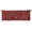 Eastman Berry Red Paisley, variant on RSH Décor Indoor Outdoor Foam Bench Cushion with Ties 44" x 18" x 3", Sunny Spot Blue