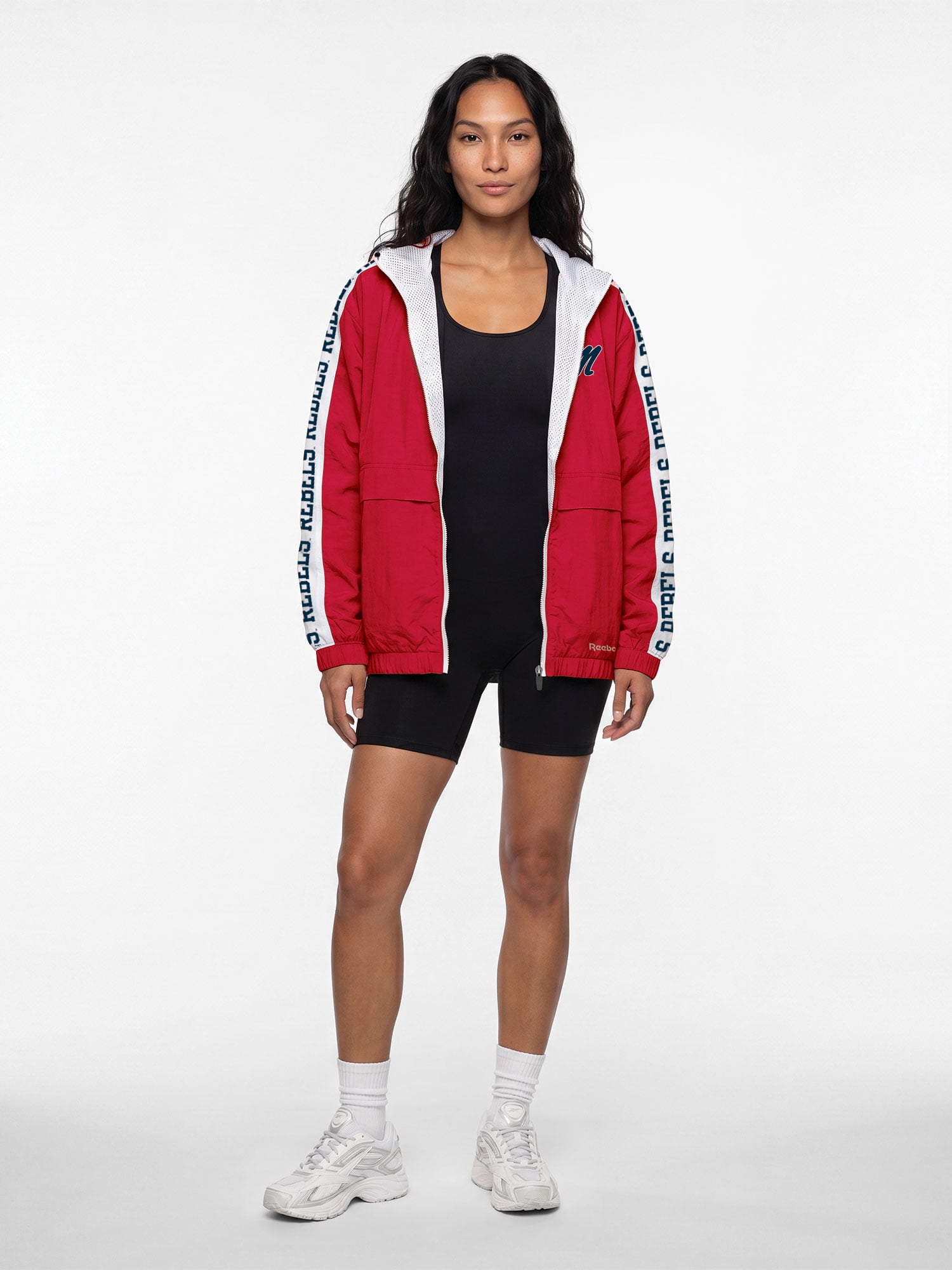 Ole Miss Rebels Reebok Womens Colorblocked Full Zip Jacket