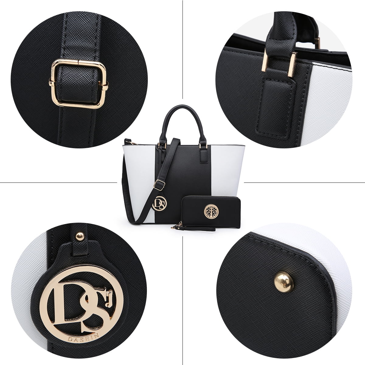 Dasein Women's Handbags Purses Large Tote Shoulder Bag top Handle Satchel Bag for Work