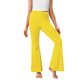 thumbnail image 4 of Pantalones largos para niñas de color liso con forro polar para mayor calidez, pantalones largos casuales con leggings ligeramente acampanados, traje para niñas de 5 a 16 años., 4 of 7