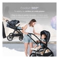thumbnail image 2 of Carriola para Bebé Esquimal con Toldo Impermeable, Asiento Removible 360° y Ajustable a 3 Posiciones (Gris), 2 of 7
