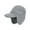 light gray, variant on Winter Fleece Lined Knit Baseball Cap with Ear Flaps, Windproof Multi-Wear Beanie Hat for Cycling & Outdoor, One Size 21.65"-23.62"