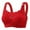 Red, variant on Sentmoon High Impacts Sports Bras for Women Plus Size Comfortable Everyday Bras Push Up Adjustable Strap Thin Style Breathable Sleep Bras Lightweight for Daily Wear Beige L