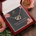thumbnail image 2 of Happy 40th!, Interlocking Hearts Necklace, Gift Box Included, 2 of 5