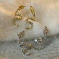 thumbnail image 5 of HOOUN Animal Ear Cuff Dragon Ear Clips Earrings Non Piercing Tragus Ear Jewelry gifts-Gold Left, 5 of 9