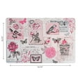 thumbnail image 2 of IH Casa Decor Plastic Placemat Rosy Postcard - Ensemble De 12, 2 of 3