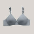 thumbnail image 2 of SMihono Women Full Coverage Push Up Daily Bra Comfortable Everyday Bra Easy Close Comfy Support Bras with Adjustable Straps Gray M, 2 of 5