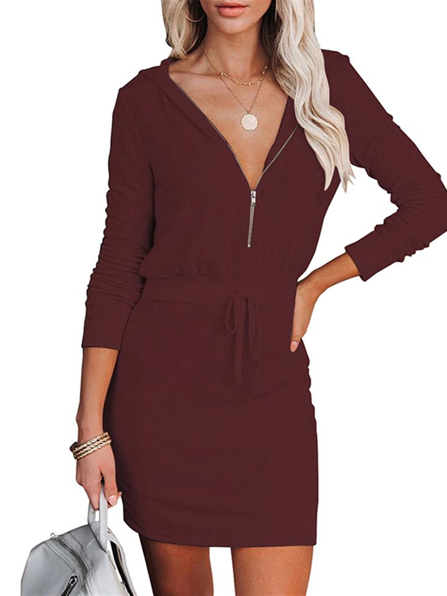 lace up jumper dress