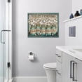 thumbnail image 2 of Farmhouse Cotton Bathroom Decor Wall Art Rustic Flower Today I Choose Butterfly Floral Pictures Wall Decor Canvas Painting Prints Artwork Home Decorations Framed for Bedroom Living Room 16"x12", 2 of 6