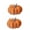 Orange, variant on PEIBang 2Pcs Foam Halloween Pumpkin Decorations 2.95x1.97 Inches Orange Fake Pumpkins for Fall Thanksgiving Home Party Decor