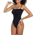 thumbnail image 2 of Fjofpr Black Corset Tops for Women Women's High Waisted Shapewear Thong Bodysuit, 2 of 7