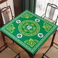 Hhsjcl 4 Home Modern Dining Room Set round round Rubber Mat 6 Place Mats for Dining Table Set
