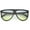 Black / Blue Yellow, variant on Oversize Flat Top Aviator Sunglasses Gradient Teardrop Flat Lens 60mm (Black / Pink Smoke)