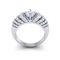 thumbnail image 3 of Genuine 2ct Round Cut Diamond Prong Ladies Bridal Fancy Engagement Ring Solid Solid 14K Gold FG VS, 3 of 3