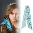 thumbnail image 2 of Unique Bargains 1 Pc Headband Long Ribbon Pattern Hairband for Women Blue, 2 of 6