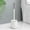 White-Free Size, variant on Vxdvou Toilet Brush and Holder Set with Long Handle, Easy to Hide and Install for Bathroom Cleaning, Compact, White, Includes Hollow Base for Convenience