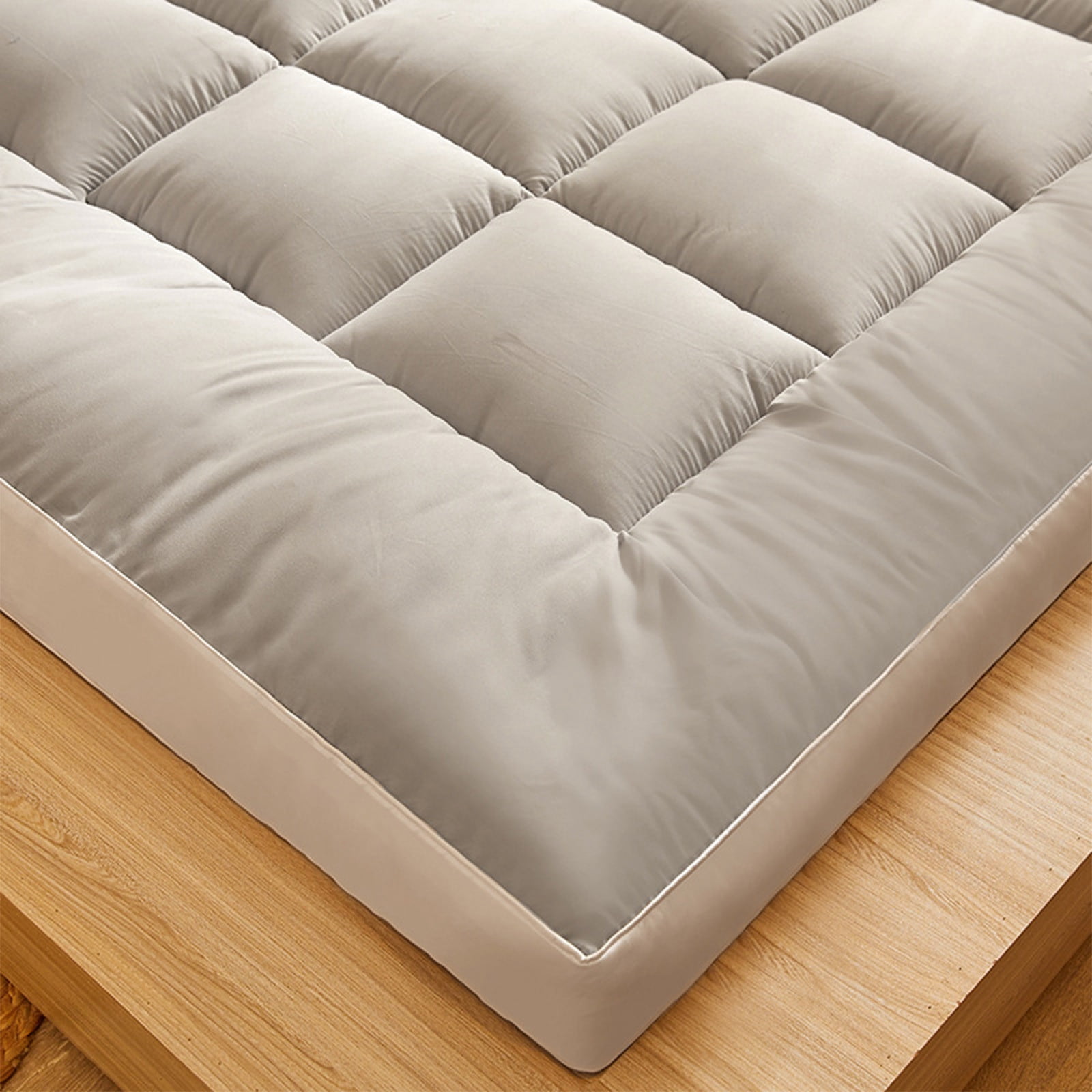 Foldable Twin Size Mattress 39"x79" - Ultra Soft Soy Fiber Mattress for Students,Breathable & Washable,Thickened Support,Lightweight & Portable,Durable Polyester Bed Mattress for Dorm,Home,Travel