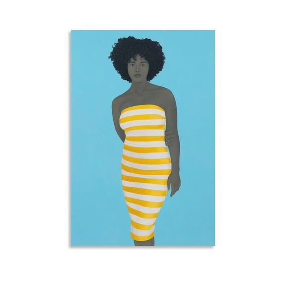 Portrait Painter Amy Sherald Painting Art Poster (16) Canvas Poster Wall Art Picture Prints Hanging Photo Gift Decor Home Posters Artworks 16x24inch(40x60cm)