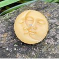 thumbnail image 2 of Sun + Moon Beeswax Candle Boho Astrology, Lovers, All Natural Bees Wax, Candles, 2 of 3
