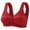 Red, variant on Xunlbb Best Bras for Women Plus Size Women's Plus Size Seamless Lace Sports Bra Comfortable Breathable Base Tops Underwear(Purple,S) on Clearance
