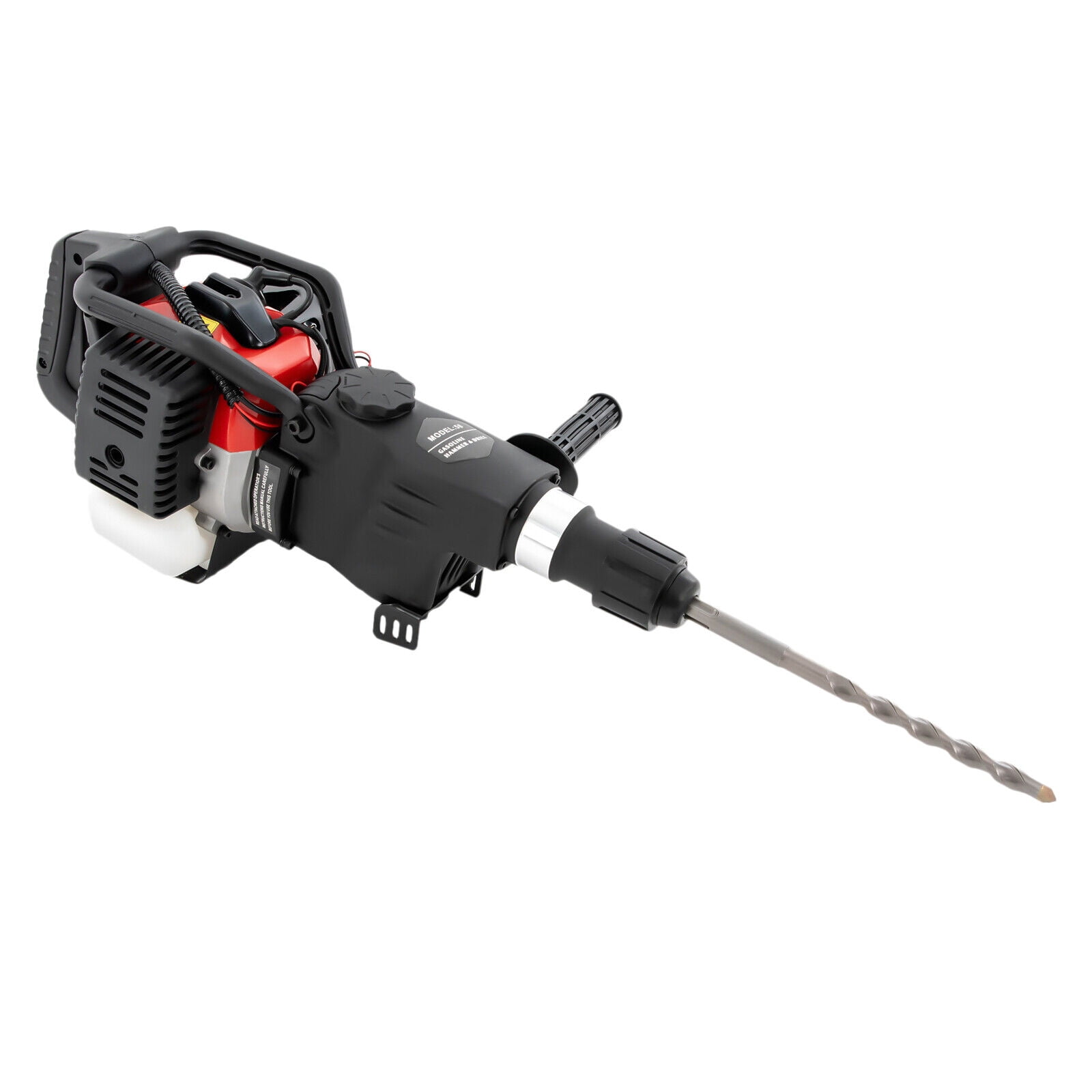 Modern Demolition Jack Hammer 5-slot Clamping Head for Ground Slotting, Rock Breaking, Wall Drilling 26.5*9.8*9.7in